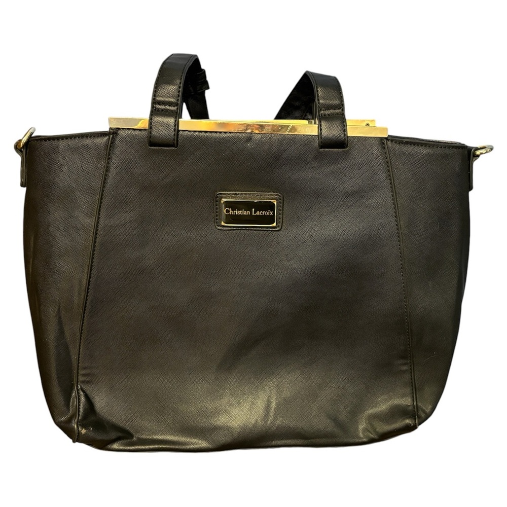 Christian Lacroix vegan leather shoulder bag